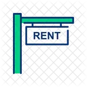 Rent Board For Rent Rent Signboard Icon