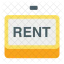 Rent Board House Rent Real Estate Icon