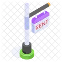 Rent Signage Signboard Icon