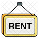 Rent Board House Rent Real Estate Icon