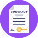 Rent Contract Agreement Icon
