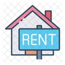 Rent House Rent Home For Rent Icon
