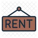 Rent Sign House Icon