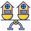 Rent Buy House Icon