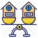 Rent Buy House Icon