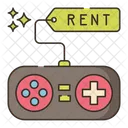 Rent Our Games Rent Game Game On Rent Icon
