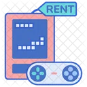 Rent Our Games Rent Game Game On Rent Icon