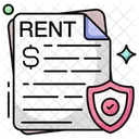 Rent Paper Rent Document Rent Doc Icon