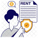 Rent Paper Rent Document Rent Doc Icon