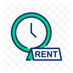 Rent per hour  Icon