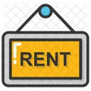 Rent Signboard Renting Icon