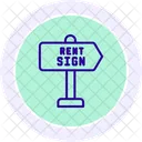 Rent Sign Rent Sign Icon