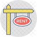 Rent Signboard Renting Icon