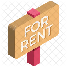 Rent Signboard  Icon