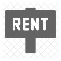 Rent signboard  Icon