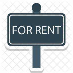 Rent Signboard Icon