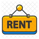 Rent Sign Signboard Icon