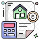 Home Calculation House Calculation Property Calculation Icon