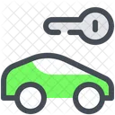 Car Key Rent Icon