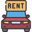 Rental Car Rent Icon