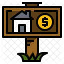 Rental House Sign Icon