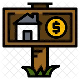 Rental house sign  Icon