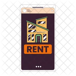 Rental mobile app for renting apartment  Icon