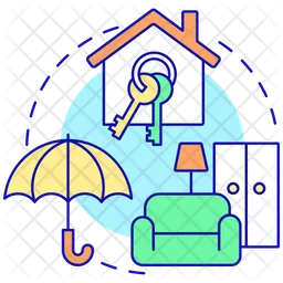 Renters insurance  Icon