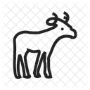 Rentier Elch Symbol