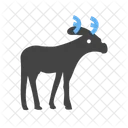 Rentier Elch Symbol
