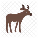 Rentier Elch Symbol