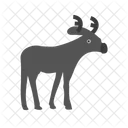 Rentier Elch Symbol
