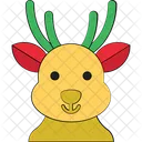 Tierkopf Hirschkopf Elch Symbol