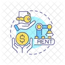 Rental Equipment Facility Icon