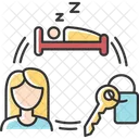 Renting hotel room  Icon