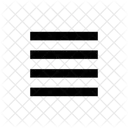 Reorder Four Sharp Icon