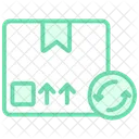 Reorder Parcel Duotone Line Icon Icon
