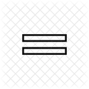 Reorder Two Sharp Icon
