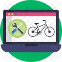 Bike And Bicycle Repair Bicycle Icon