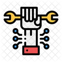 Repair Hand Technology Icon