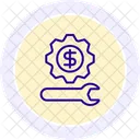Repair Cost Line Icon Icon