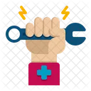 Repair Wrench Construction Icon