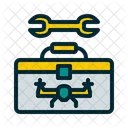 Repair Kit Drone Repair Kit Drone Tool Box Icon