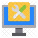 Monitor Electronic Repair Icon