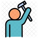 Repairman Worker Man Icon