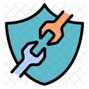 Repair Protection Wrench Shield Icon