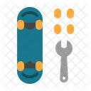 Repair Skateboard Repair Custom Icon