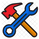 Wrench Hammer Tools Icon