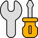 Repair Tools Screwdriver Wrench Icon