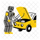 Repairing Car Maintenance Service Icon